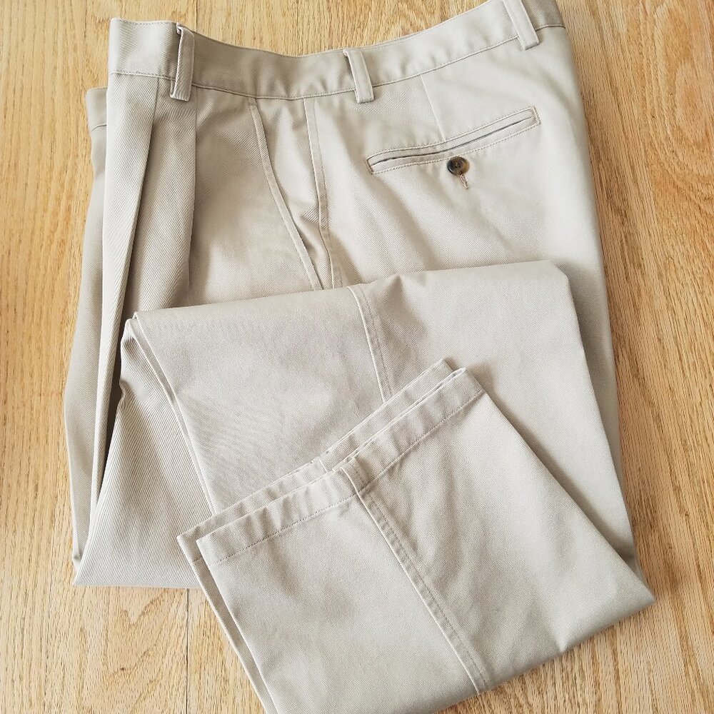 Nordstrom Smartcare Men’s Pants Brown Size 36 Inseam 31 Mid Rise 100% Cotton
